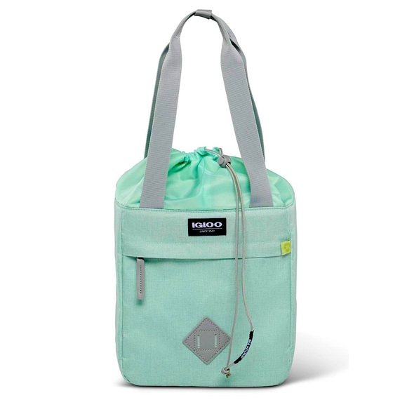 Igloo Heritage Repreve Drawstring 8qt Portable Cooler - Mint - Picture 1 of 6